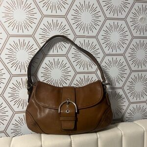 Y2K soho bag Coach Brown Leather Shoulder Bag